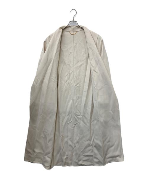allureville（アルアバイル）allureville (アルアバイル) カシミヤ混リバービックショールコート アイボリー サイズ:2の古着・服飾アイテム