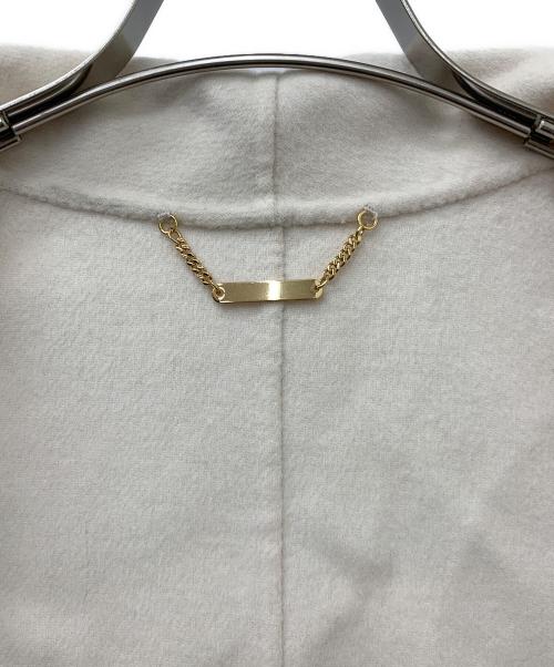 allureville（アルアバイル）allureville (アルアバイル) カシミヤ混リバービックショールコート アイボリー サイズ:2の古着・服飾アイテム