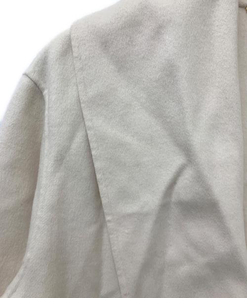 allureville（アルアバイル）allureville (アルアバイル) カシミヤ混リバービックショールコート アイボリー サイズ:2の古着・服飾アイテム