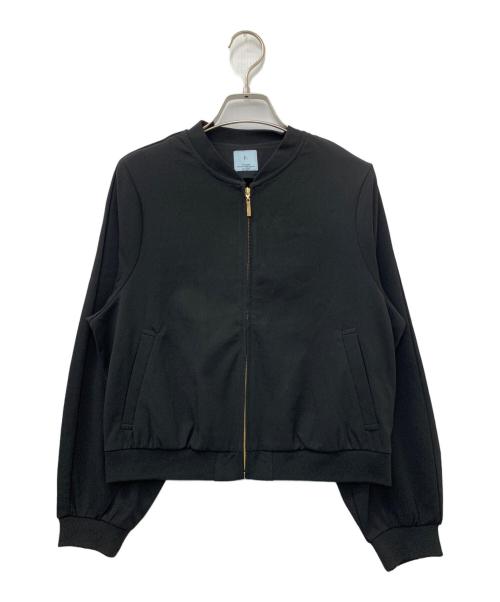 KUMIKYOKU（クミキョク）KUMIKYOKU (クミキョク) ジップジャケット ブラック サイズ:Fの古着・服飾アイテム