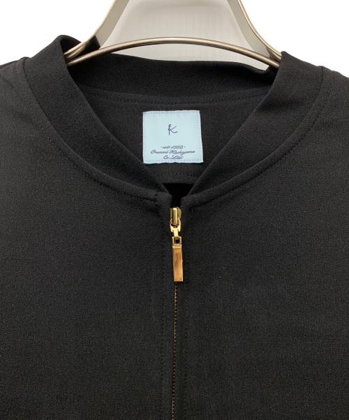 KUMIKYOKU（クミキョク）KUMIKYOKU (クミキョク) ジップジャケット ブラック サイズ:Fの古着・服飾アイテム