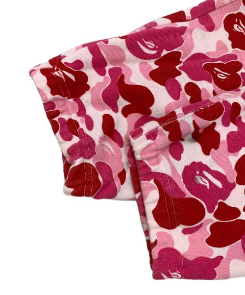 A BATHING APE（アベイシングエイプ）A BATHING APE (アベイシングエイプ) カモフラスウェットパンツ ピンク サイズ:Mの古着・服飾アイテム