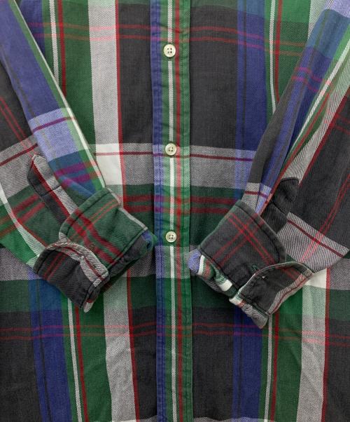 RALPH LAUREN（ラルフローレン）RALPH LAUREN (ラルフローレン) チェックシャツ グリーン×ブラック サイズ:Lの古着・服飾アイテム