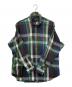 中古・古着 RALPH LAUREN (ラルフローレン) チェックシャツ グリーン×ブラック サイズ:L：8000円