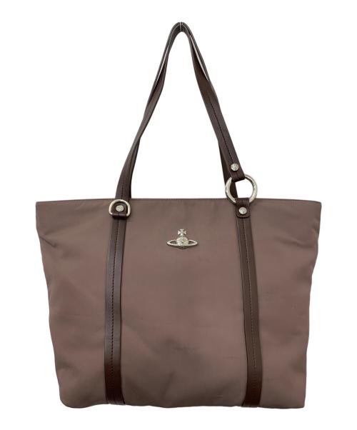 Vivienne Westwood（ヴィヴィアンウエストウッド）Vivienne Westwood (ヴィヴィアンウエストウッド) トートバッグ ブラウンの古着・服飾アイテム