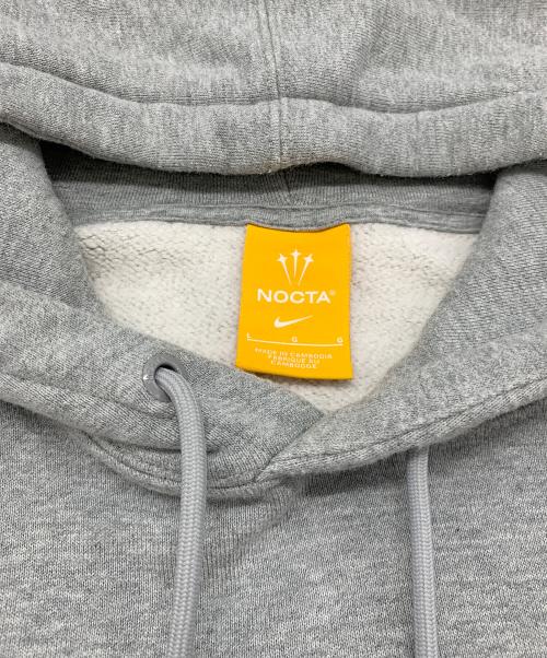 NIKE（ナイキ）NIKE (ナイキ) NOCTA (ノクタ) プルオーバーパーカー グレー サイズ:Lの古着・服飾アイテム