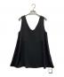 Plage（プラージュ）の古着「DULL SATIN SCARF SET TANK」｜ブラック