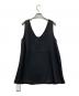 Plage (プラージュ) DULL SATIN SCARF SET TANK ブラック サイズ:F 未使用品：8000円