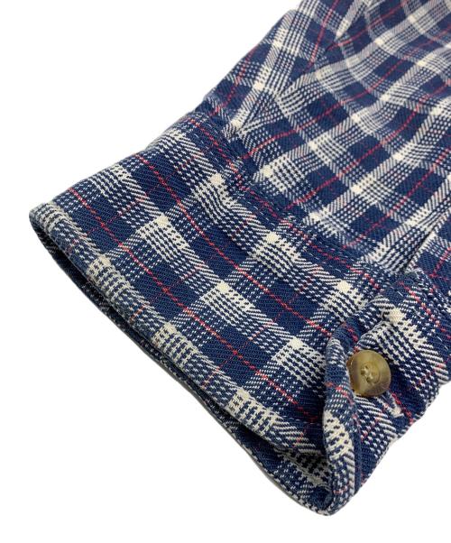 LEVI'S（リーバイス）LEVI'S (リーバイス) 長袖シャツ ネイビー×レッド サイズ:Ｍの古着・服飾アイテム