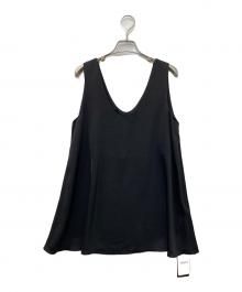 Plage（プラージュ）の古着「DULL SATIN SCARF SET TANK」｜ブラック