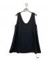 Plage（プラージュ）の古着「DULL SATIN SCARF SET TANK」｜ブラック