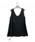Plage (プラージュ) DULL SATIN SCARF SET TANK ブラック サイズ:F 未使用品：8000円