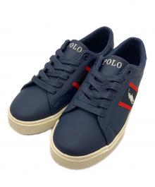 POLO RALPH LAUREN（ポロ・ラルフローレン）の古着「ローカットスニーカー」｜ネイビー