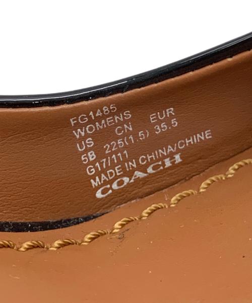 COACH（コーチ）COACH (コーチ) フラットパンプス ブラック サイズ:5の古着・服飾アイテム