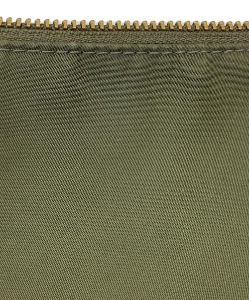 russet（ラシット）russet (ラシット) リバーシブルショルダーバッグ グリーン×ベージュの古着・服飾アイテム