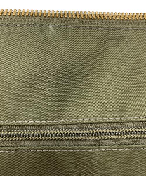 russet（ラシット）russet (ラシット) リバーシブルショルダーバッグ グリーン×ベージュの古着・服飾アイテム