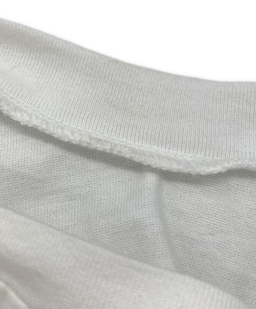 REKISAMI（レキサミ）REKISAMI (レキサミ) 半袖ワンピース ホワイト×グレー サイズ:2の古着・服飾アイテム