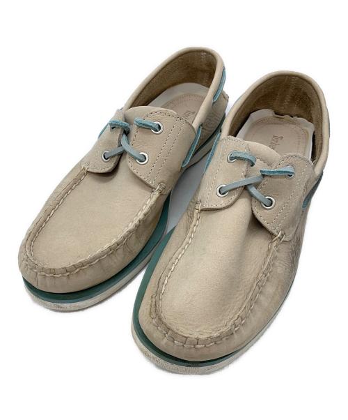 Timberland（ティンバーランド）Timberland (ティンバーランド) CLASSIC BOAT 2 EYE BOAT SHOE ベージュ サイズ:30の古着・服飾アイテム