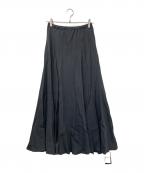 Plageプラージュ）の古着「Washable Fibrilロングスカート」｜グレー