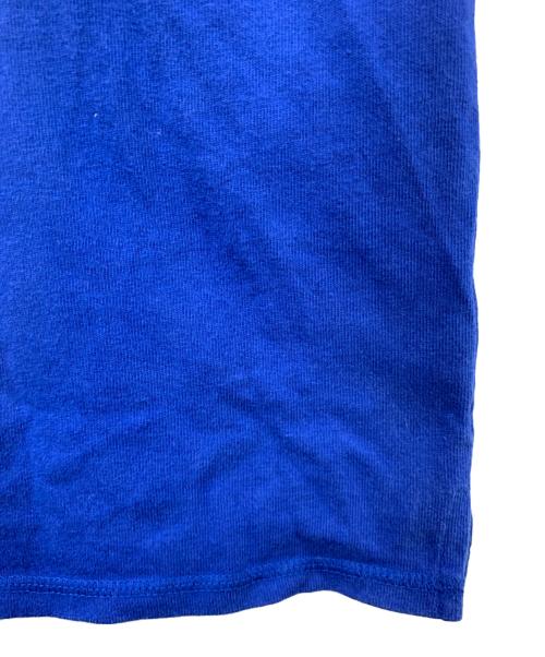 LFYT（エルエフワイティー）LFYT (エルエフワイティー) CLASSIC LOGO HOODED RUGBY JERSEY ブルー×レッド サイズ:XXLの古着・服飾アイテム