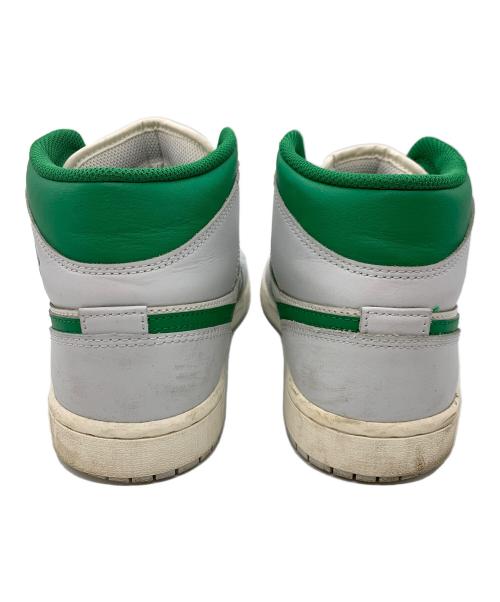 NIKE（ナイキ）NIKE (ナイキ) Air Jordan 1 Mid グリーン×ホワイト サイズ:27の古着・服飾アイテム