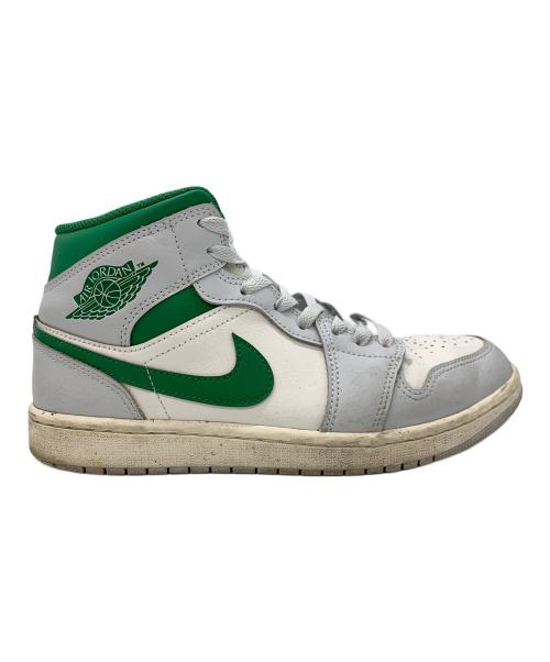 NIKE（ナイキ）NIKE (ナイキ) Air Jordan 1 Mid グリーン×ホワイト サイズ:27の古着・服飾アイテム