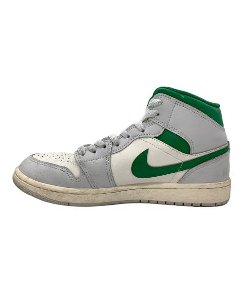 NIKE（ナイキ）NIKE (ナイキ) Air Jordan 1 Mid グリーン×ホワイト サイズ:27の古着・服飾アイテム