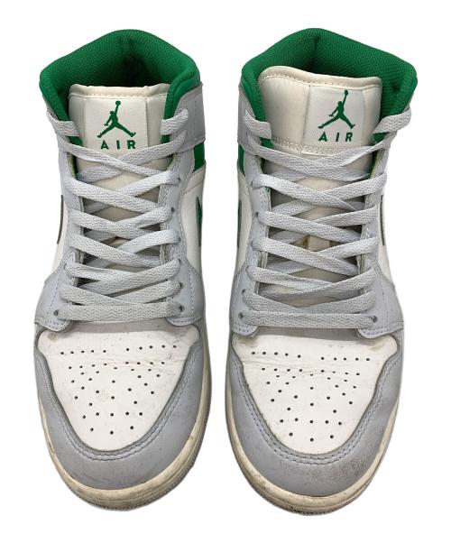 NIKE（ナイキ）NIKE (ナイキ) Air Jordan 1 Mid グリーン×ホワイト サイズ:27の古着・服飾アイテム