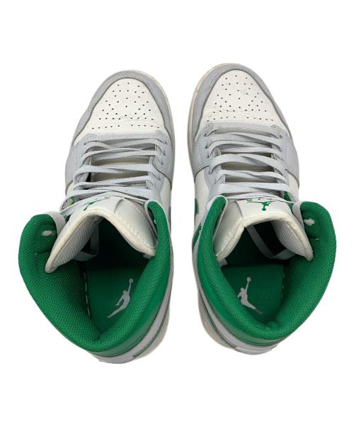 NIKE（ナイキ）NIKE (ナイキ) Air Jordan 1 Mid グリーン×ホワイト サイズ:27の古着・服飾アイテム