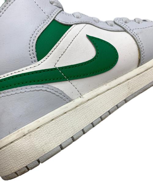 NIKE（ナイキ）NIKE (ナイキ) Air Jordan 1 Mid グリーン×ホワイト サイズ:27の古着・服飾アイテム