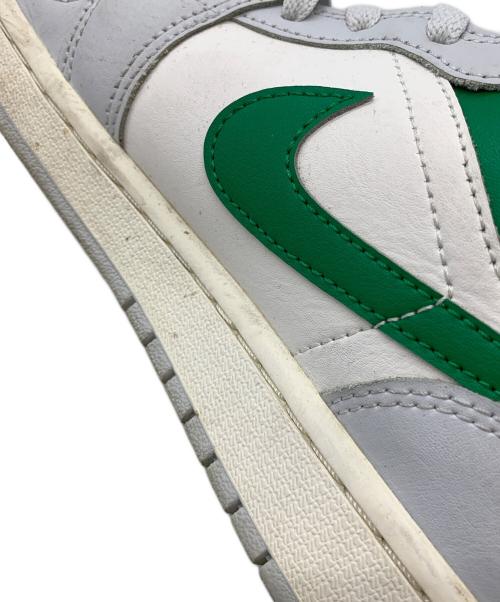 NIKE（ナイキ）NIKE (ナイキ) Air Jordan 1 Mid グリーン×ホワイト サイズ:27の古着・服飾アイテム