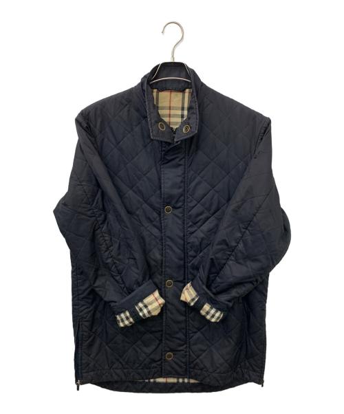 BURBERRY LONDON（バーバリーロンドン）BURBERRY LONDON (バーバリーロンドン) キルティングジャケット ブラック サイズ:不明(実寸サイズの確認をお願いします)の古着・服飾アイテム