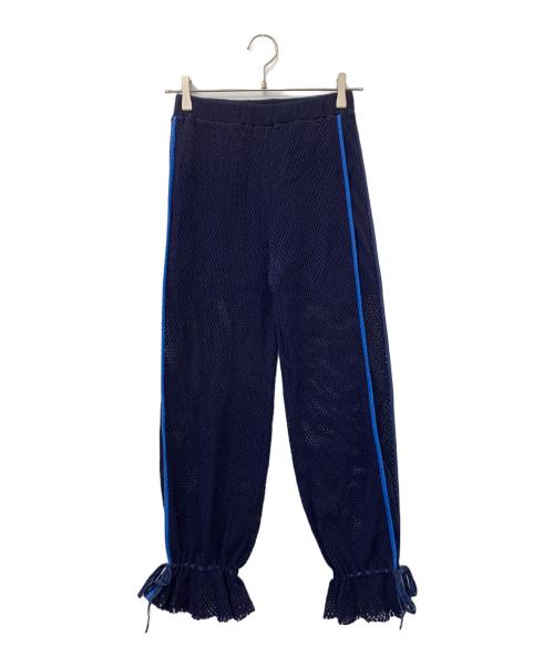 PAMM（パム）PAMM (パム) 線と面のストライプメッシュパンツ インディゴ サイズ:1の古着・服飾アイテム
