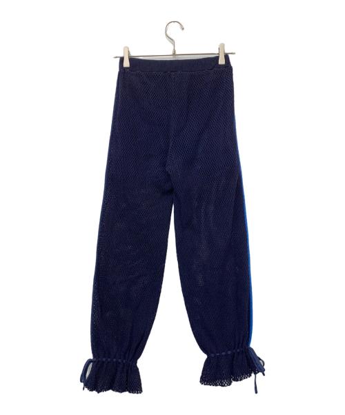PAMM（パム）PAMM (パム) 線と面のストライプメッシュパンツ インディゴ サイズ:1の古着・服飾アイテム