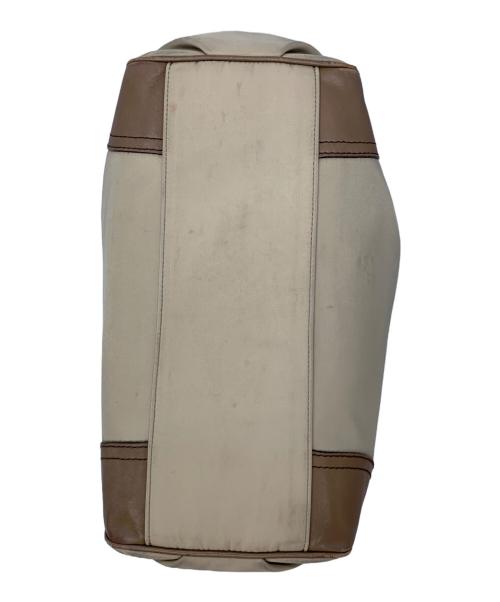 BURBERRY BLUE LABEL（バーバリー ブルー レーベル）BURBERRY BLUE LABEL (バーバリー ブルー レーベル) ナイロントートバッグ ベージュの古着・服飾アイテム