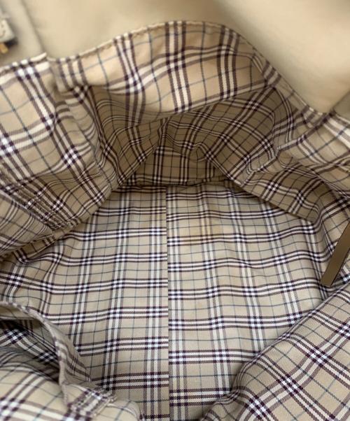 BURBERRY BLUE LABEL（バーバリー ブルー レーベル）BURBERRY BLUE LABEL (バーバリー ブルー レーベル) ナイロントートバッグ ベージュの古着・服飾アイテム
