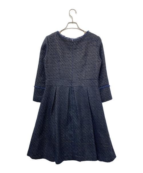 green label relaxing（グリーンレーベルリラクシング）green label relaxing (グリーンレーベルリラクシング) 半袖ワンピース ブルー サイズ:38の古着・服飾アイテム
