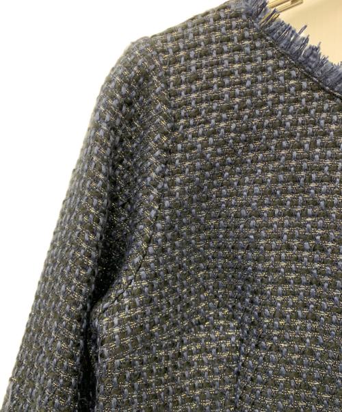 green label relaxing（グリーンレーベルリラクシング）green label relaxing (グリーンレーベルリラクシング) 半袖ワンピース ブルー サイズ:38の古着・服飾アイテム