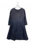 green label relaxing (グリーンレーベルリラクシング) 半袖ワンピース ブルー サイズ:38：3000円