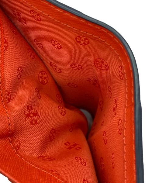 TORY BURCH（トリーバーチ）TORY BURCH (トリーバーチ) 2つ折り財布 ブルーの古着・服飾アイテム