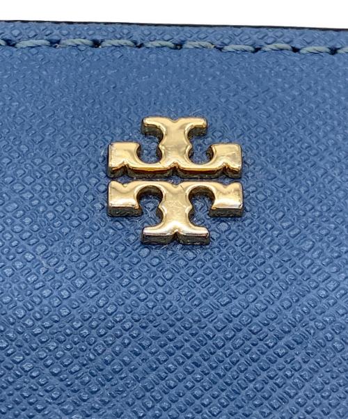 TORY BURCH（トリーバーチ）TORY BURCH (トリーバーチ) 2つ折り財布 ブルーの古着・服飾アイテム