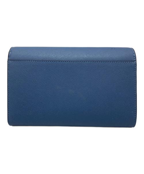 TORY BURCH（トリーバーチ）TORY BURCH (トリーバーチ) ショルダーウォレット ブルーの古着・服飾アイテム
