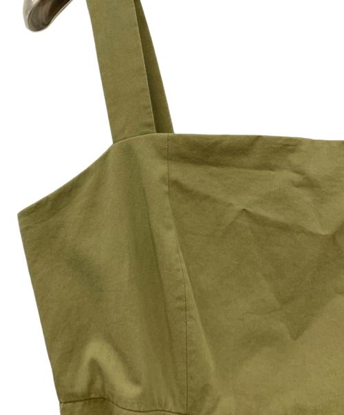 CLANE（クラネ）CLANE (クラネ) ノースリーブワンピース モスグリーン 未使用品の古着・服飾アイテム