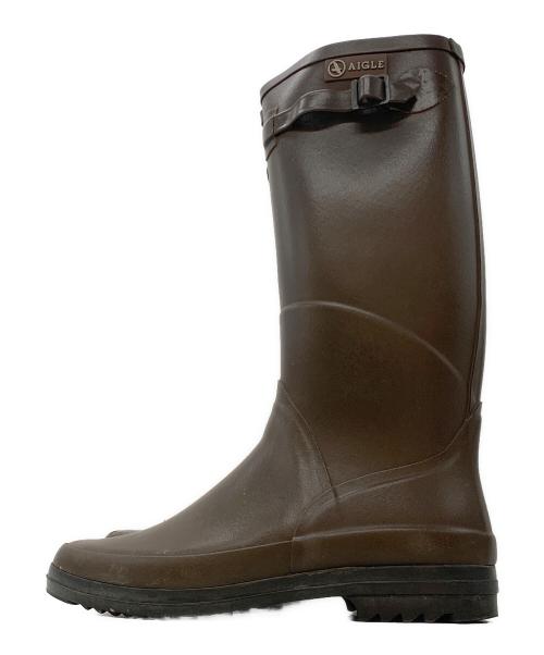 AIGLE（エーグル）AIGLE (エーグル) レインブーツ ブラウン サイズ:38の古着・服飾アイテム