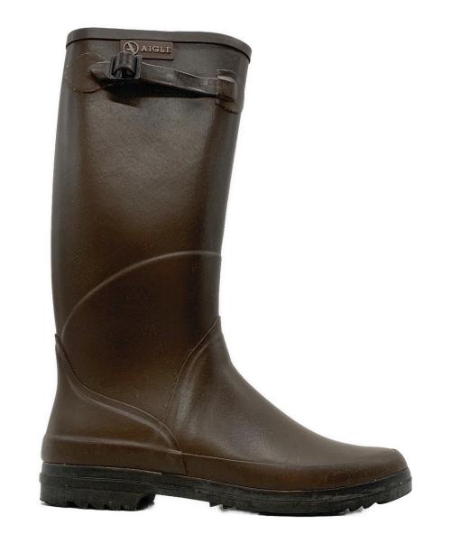 AIGLE（エーグル）AIGLE (エーグル) レインブーツ ブラウン サイズ:38の古着・服飾アイテム