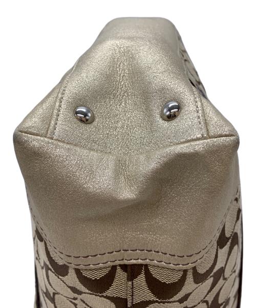 COACH（コーチ）COACH (コーチ) トートバッグ ベージュ×ブラウンの古着・服飾アイテム