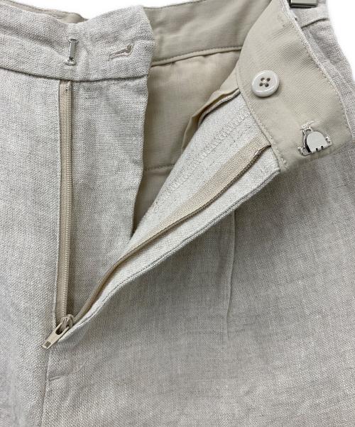 SHENERY（シーナリー）SHENERY (シーナリー) リネンタックパンツ ベージュ サイズ:36の古着・服飾アイテム