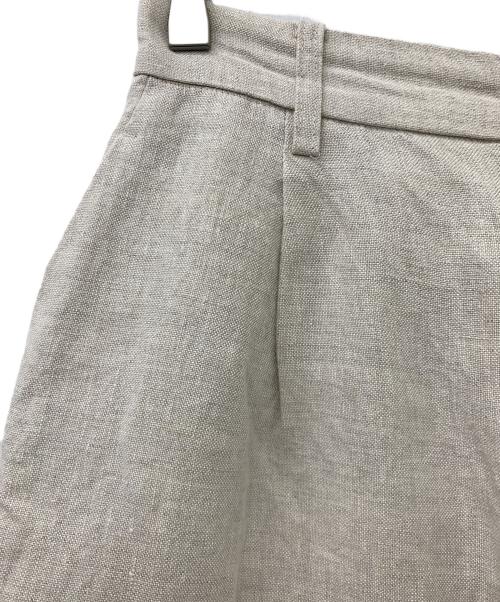 SHENERY（シーナリー）SHENERY (シーナリー) リネンタックパンツ ベージュ サイズ:36の古着・服飾アイテム