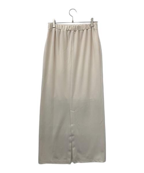 SHENERY（シーナリー）SHENERY (シーナリー) カットジョーゼットタイトスカート アイボリー サイズ:38の古着・服飾アイテム