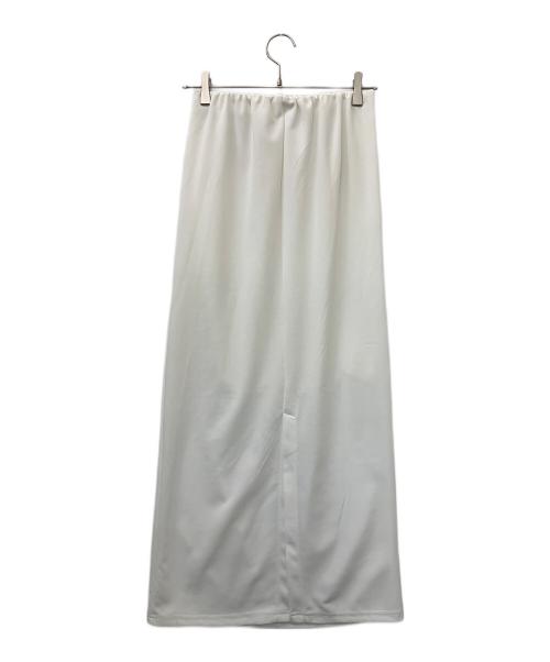 SHENERY（シーナリー）SHENERY (シーナリー) カットジョーゼットタイトスカート ホワイト サイズ:38の古着・服飾アイテム